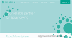 Desktop Screenshot of micro-sphere.com